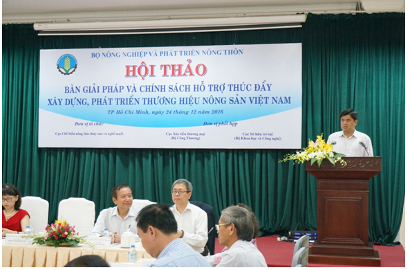 Ông Trần Thanh Nam – Thứ trưởng Bộ Nông nghiệp và Phát triên nông thôn phát biểu tại Hội thảo