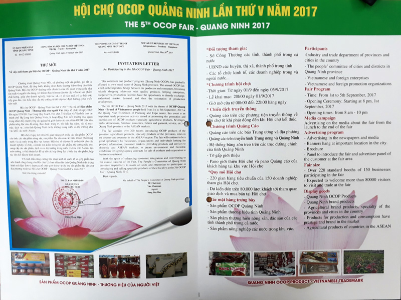 Hội chợ OCOP – Quảng Ninh lần thứ V năm 2017