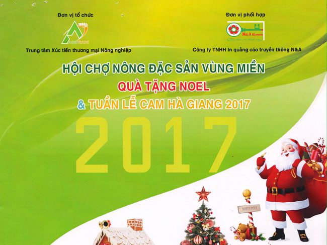 Hội chợ nông đặc sản vùng miền, quà tặng Noel và Tuần lễ Cam Hà Giang 2017