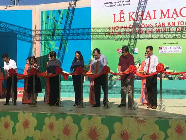Phát triển thêm 3 điểm chợ phiên nông sản an toàn thành phố Hồ Chí Minh