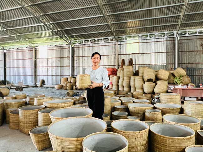 Giữ nét đẹp nghề truyền thống đan đát tại xã Thái Mỹ, huyện Củ Chi