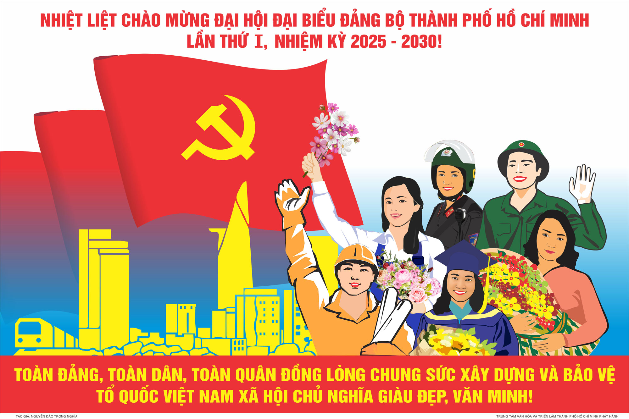 Chào mừng Đại hội Đảng bộ các cấp nhiệm kỳ 2025-2030 tiến tới Đại hội Đại biểu Đảng bộ Thành phố Hồ Chí Minh lần thứ I nhiệm kỳ 2025 – 2030